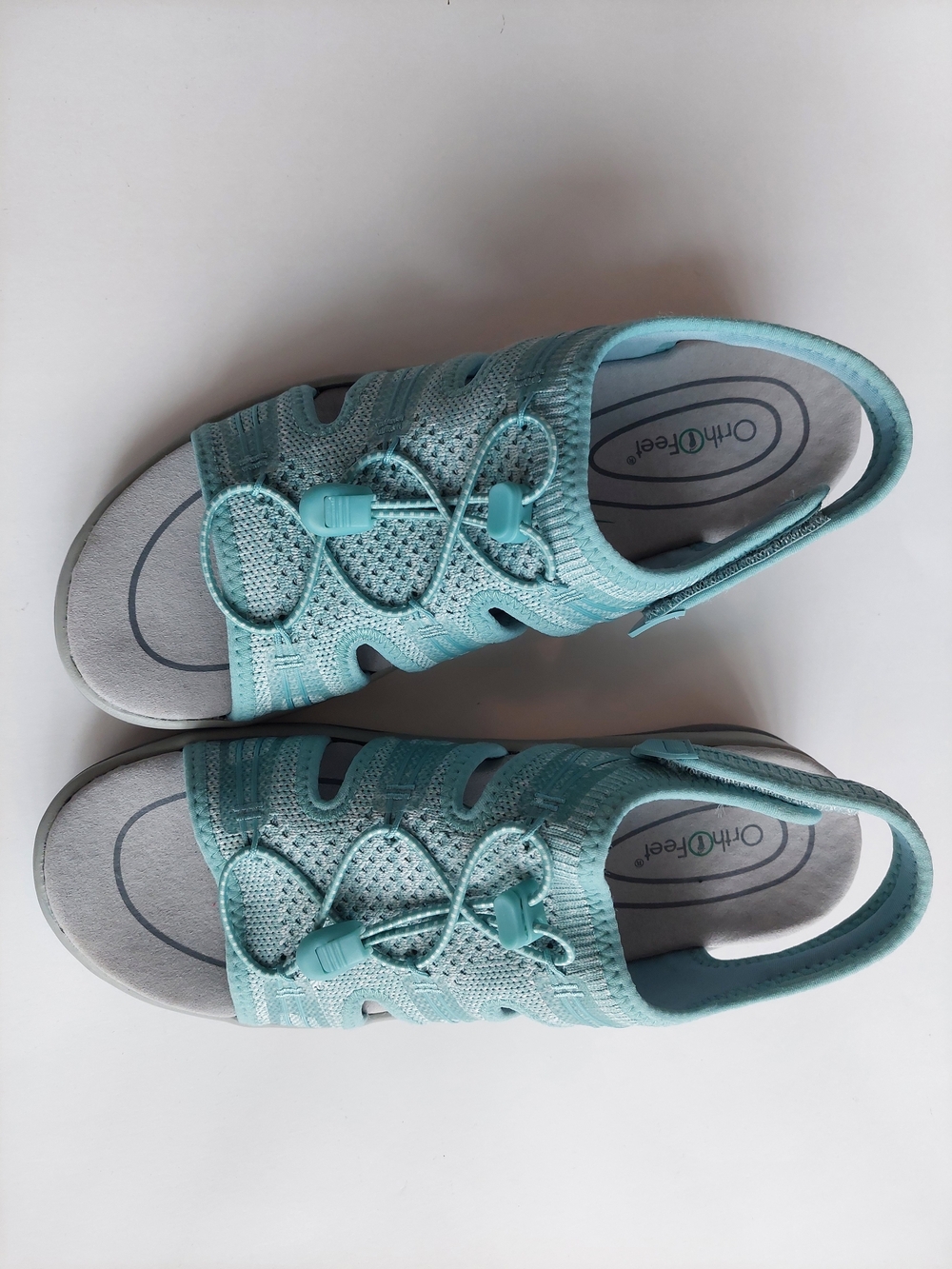 New Orthofeet Women's Maui Turquoise Sandals Sz 9 M